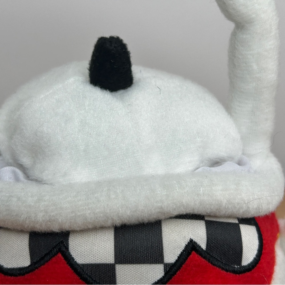 Spirit Halloween Tea Pot Purse Plush Red White Black Novelty Bag Hearts Spade - Picture 9 of 16